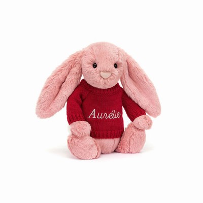 Jellycat Bashful Petal Konijn with Red Jumper | HR4217358